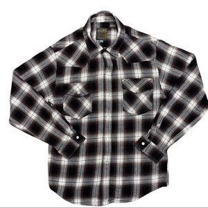 Roper Boys Western Flannel Shirt‎ Size Large